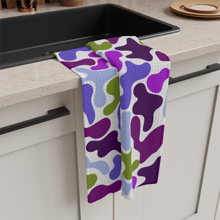 Purple Camo Microfiber Tea Towel - The Kindness Cause
