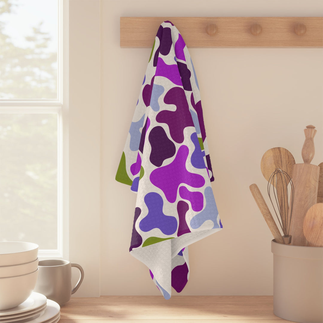 Purple Camo Microfiber Tea Towel - The Kindness Cause