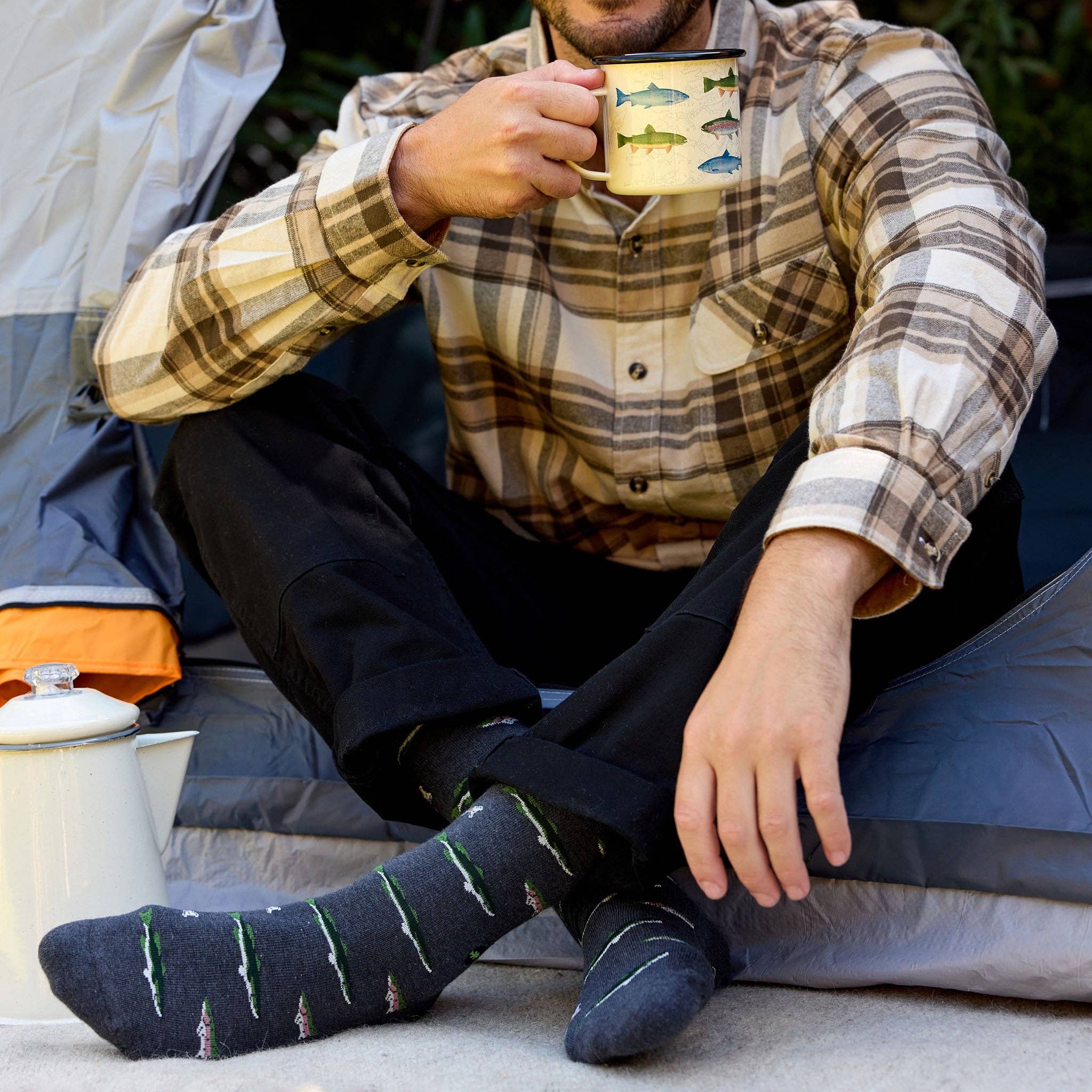 Socks that Protect National Parks (Gray Fish) - The Kindness Cause