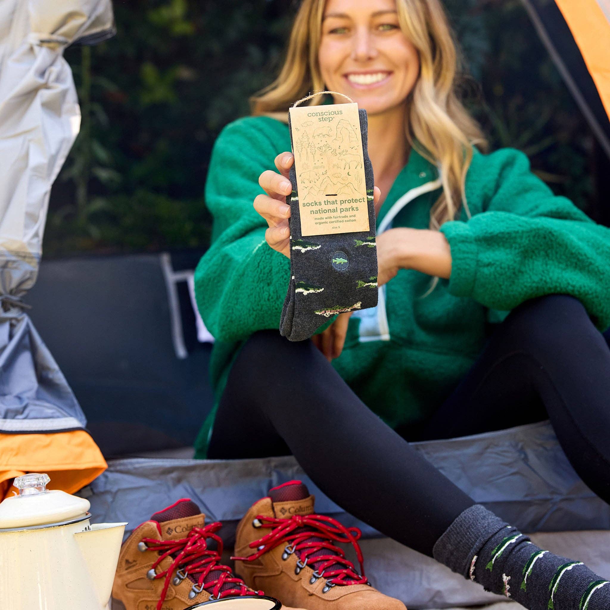Socks that Protect National Parks (Gray Fish) - The Kindness Cause