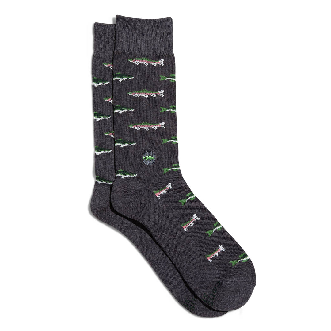 Socks that Protect National Parks (Gray Fish) - The Kindness Cause