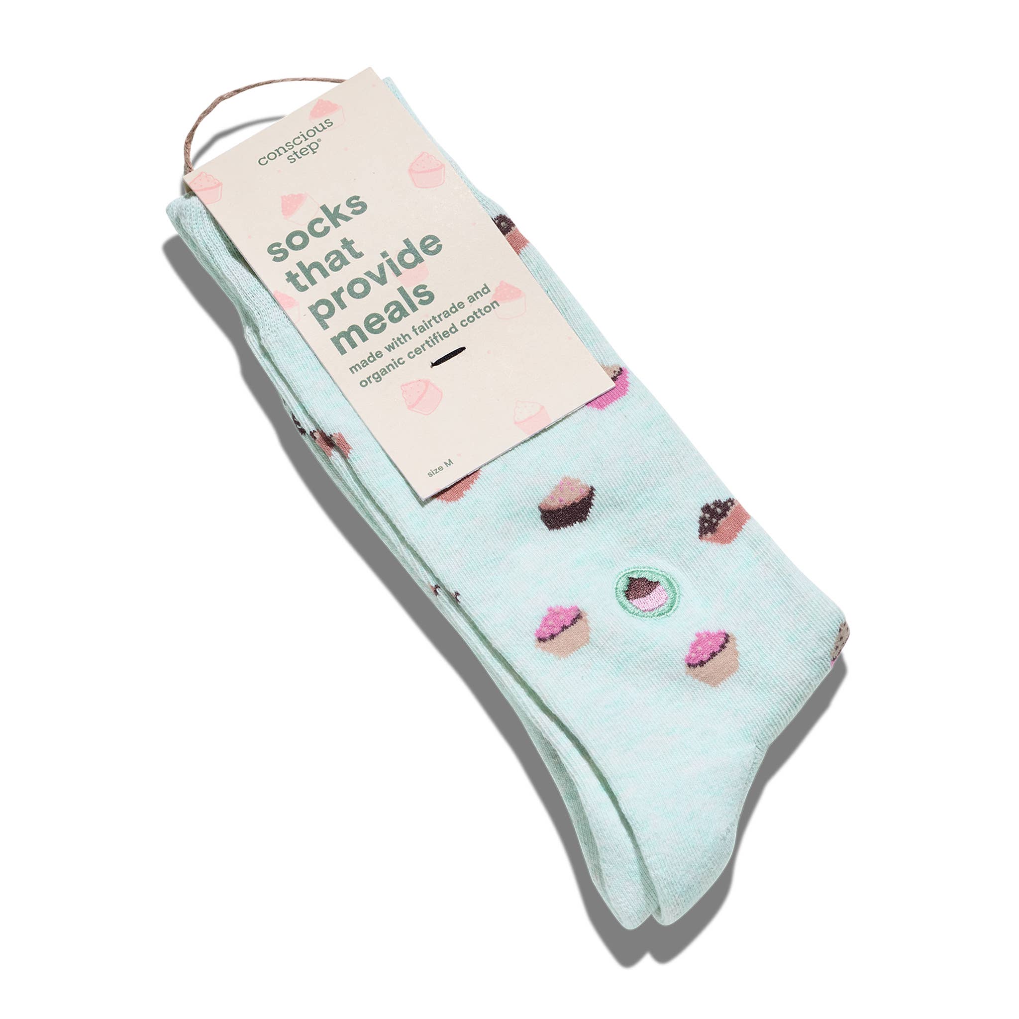 Socks that Provide Meals (Blue Cupcakes) - The Kindness Cause
