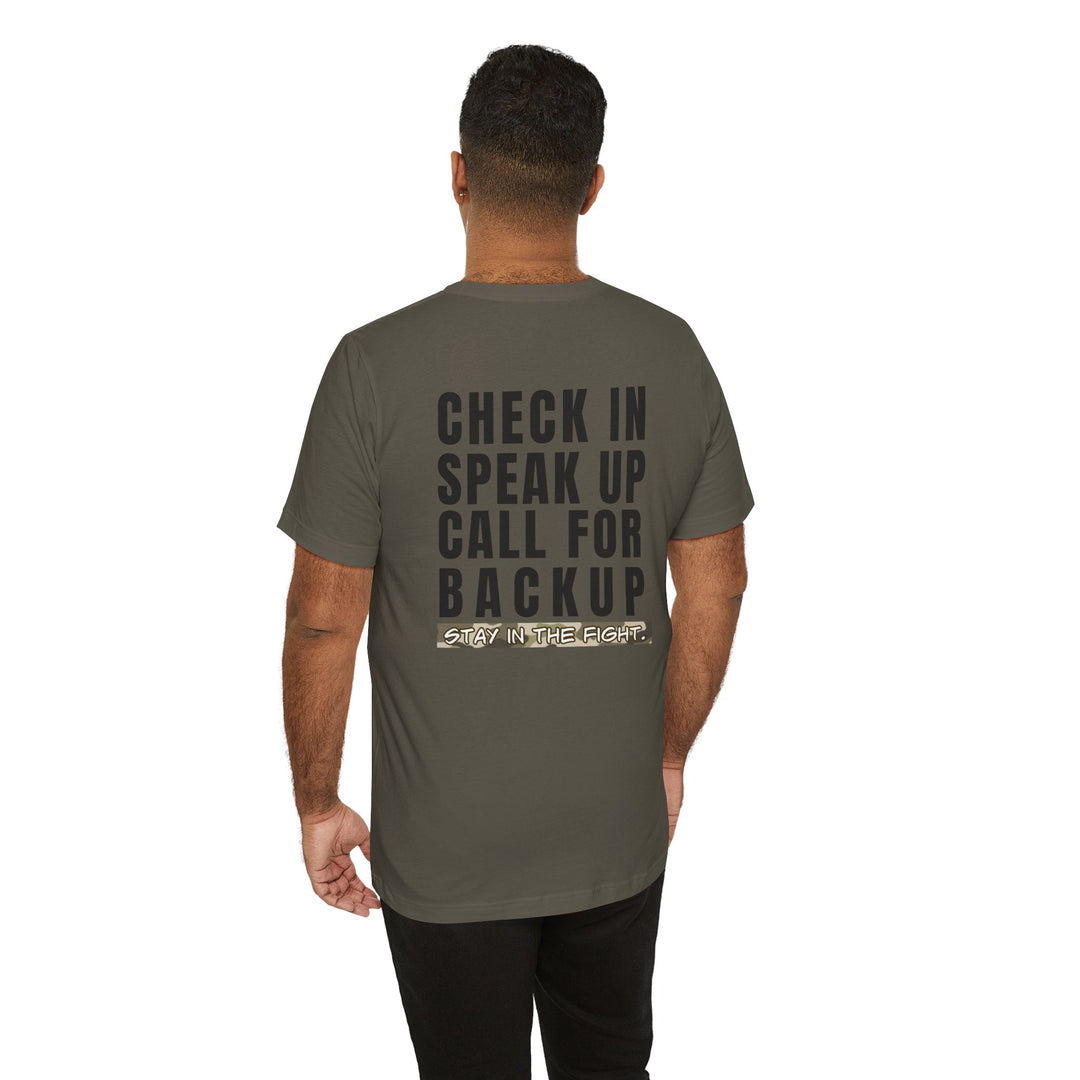 Stay In The Fight Unisex Jersey Short Sleeve Tee - The Kindness Cause