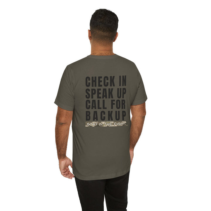 Stay In The Fight Unisex Jersey Short Sleeve Tee - The Kindness Cause