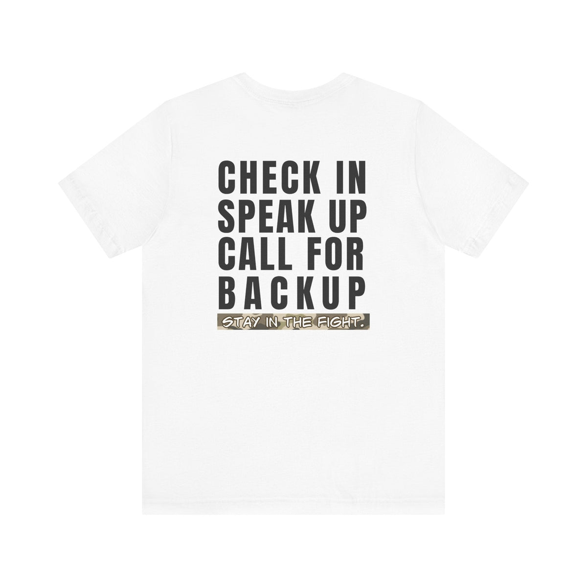 Stay In The Fight Unisex Jersey Short Sleeve Tee - The Kindness Cause