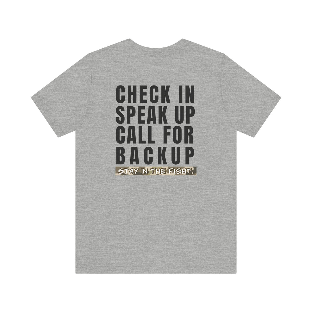 Stay In The Fight Unisex Jersey Short Sleeve Tee - The Kindness Cause