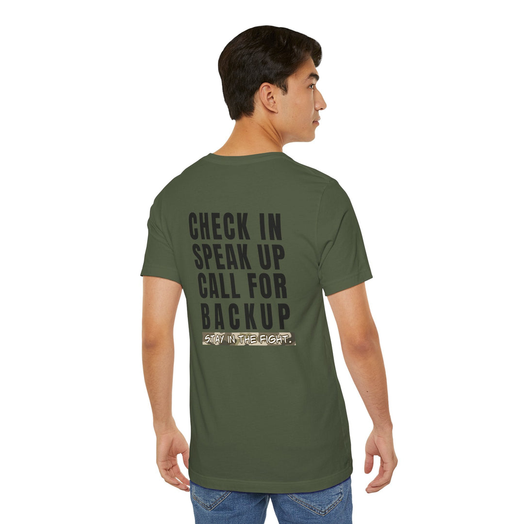 Stay In The Fight Unisex Jersey Short Sleeve Tee - The Kindness Cause