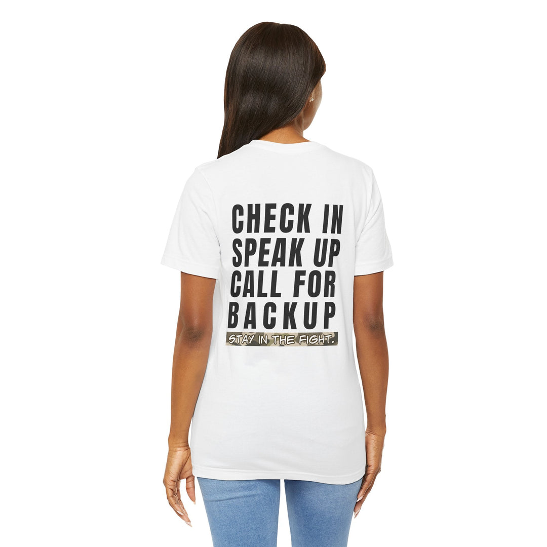 Stay In The Fight Unisex Jersey Short Sleeve Tee - The Kindness Cause