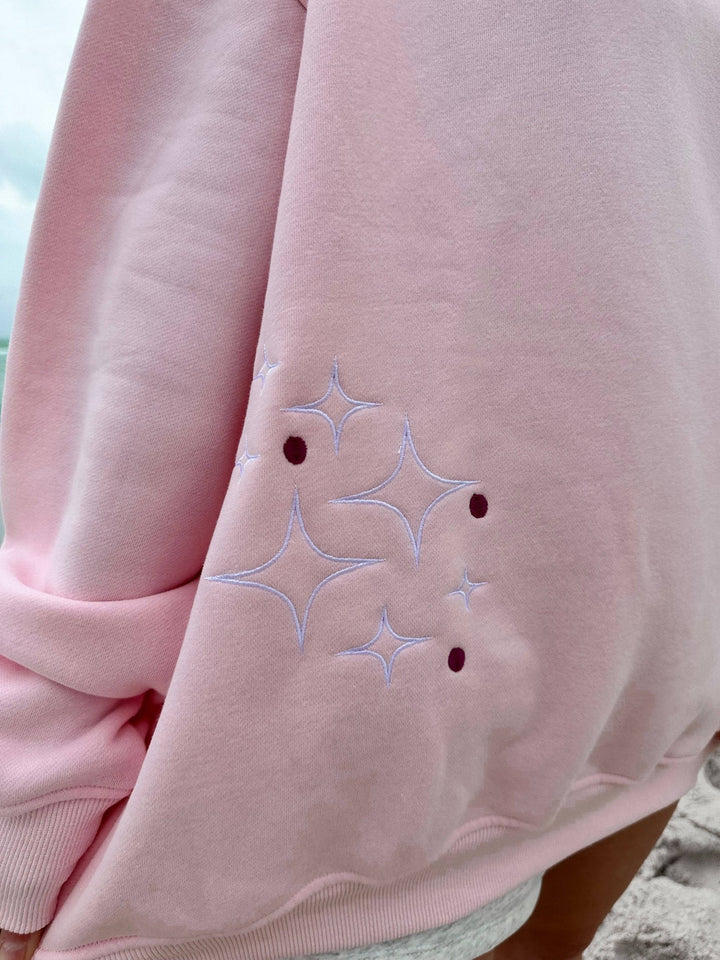 Sunset Rays Embroidered Sweatshirt - The Kindness Cause