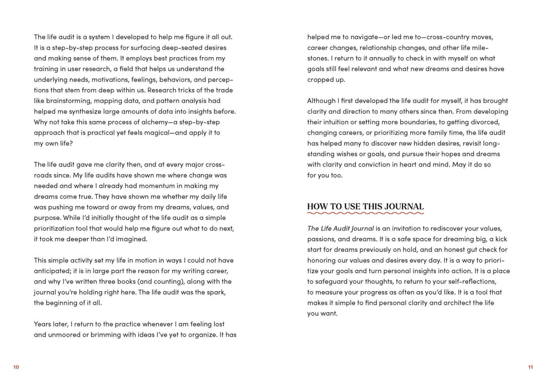 The Life Audit Journal: Find Your Purpose and Joy - The Kindness Cause
