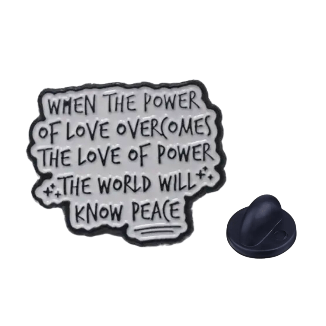 The Power of Love Enamel Lapel Pin - The Kindness Cause