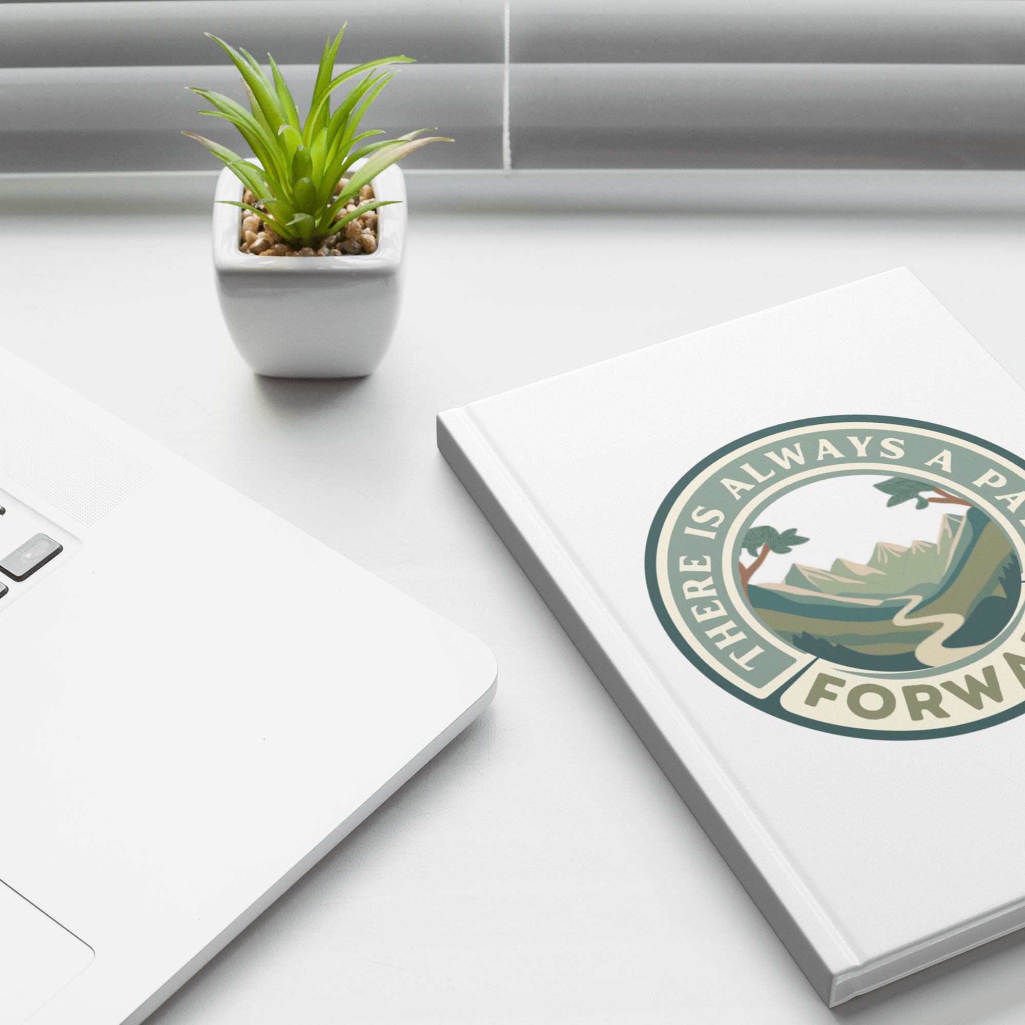 There Is Always A Path Forward Hardcover Notebook - The Kindness Cause