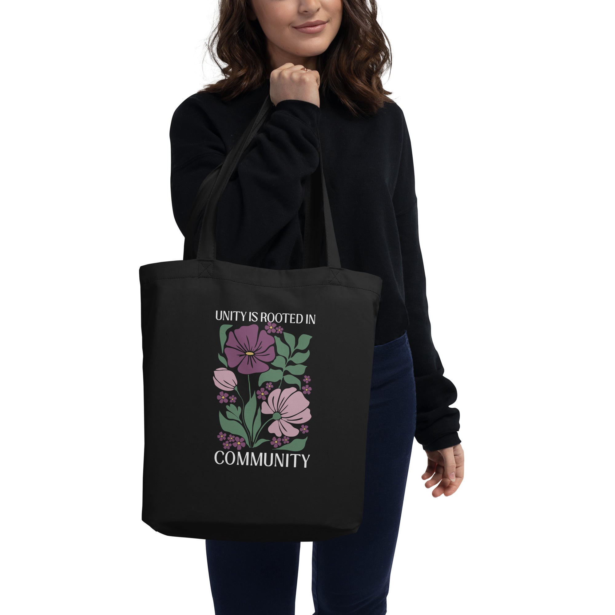 Unity Is Rooted In Community Eco Tote Bag - The Kindness Cause
