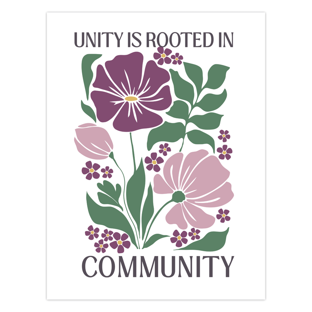 Unity Is Rooted In Community Set of 10 Greeting Cards - The Kindness Cause