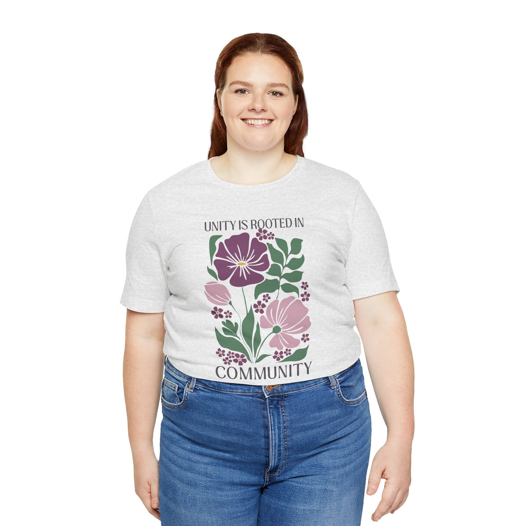 Unity Is Rooted In Community Unisex Jersey Short Sleeve Tee - The Kindness Cause