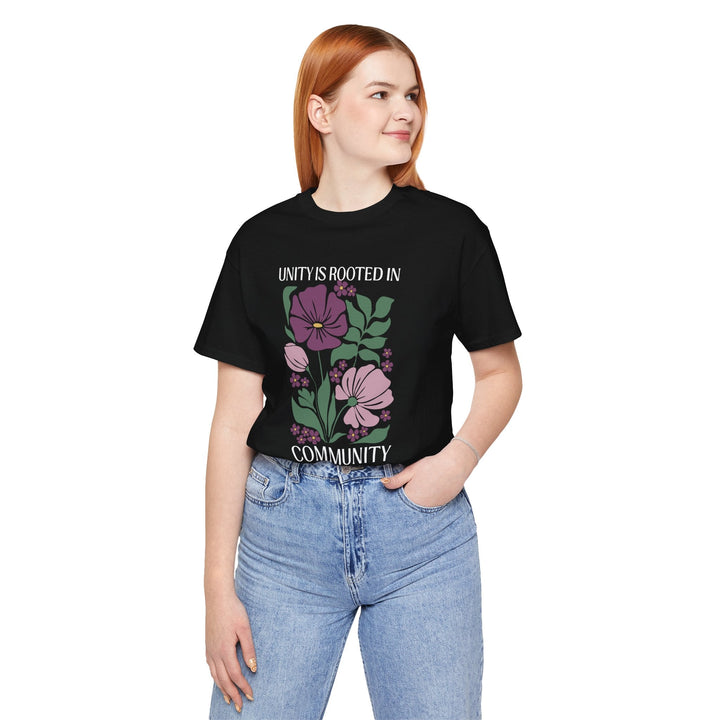 Unity Is Rooted In Community Unisex Jersey Short Sleeve Tee - The Kindness Cause
