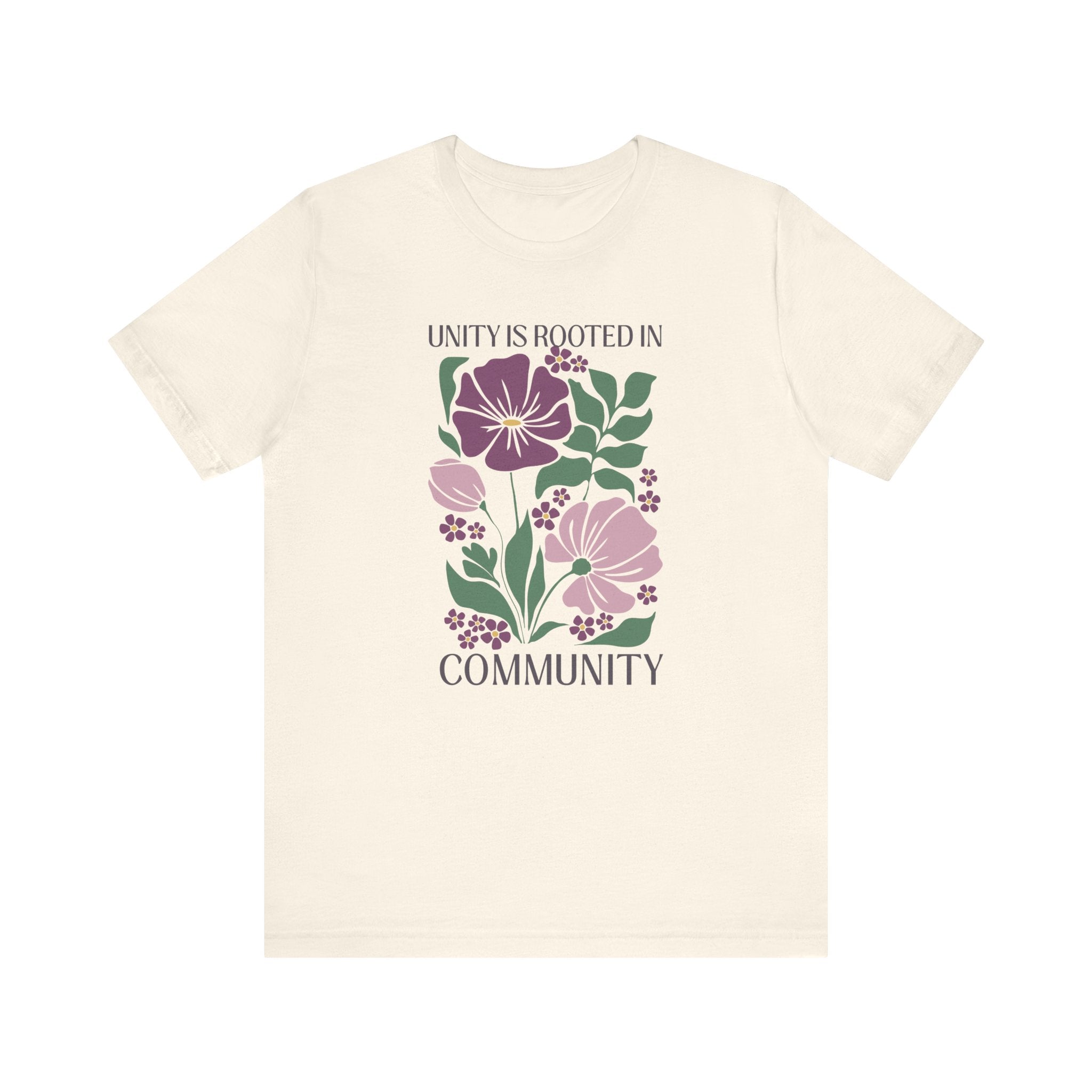 Unity Is Rooted In Community Unisex Jersey Short Sleeve Tee - The Kindness Cause
