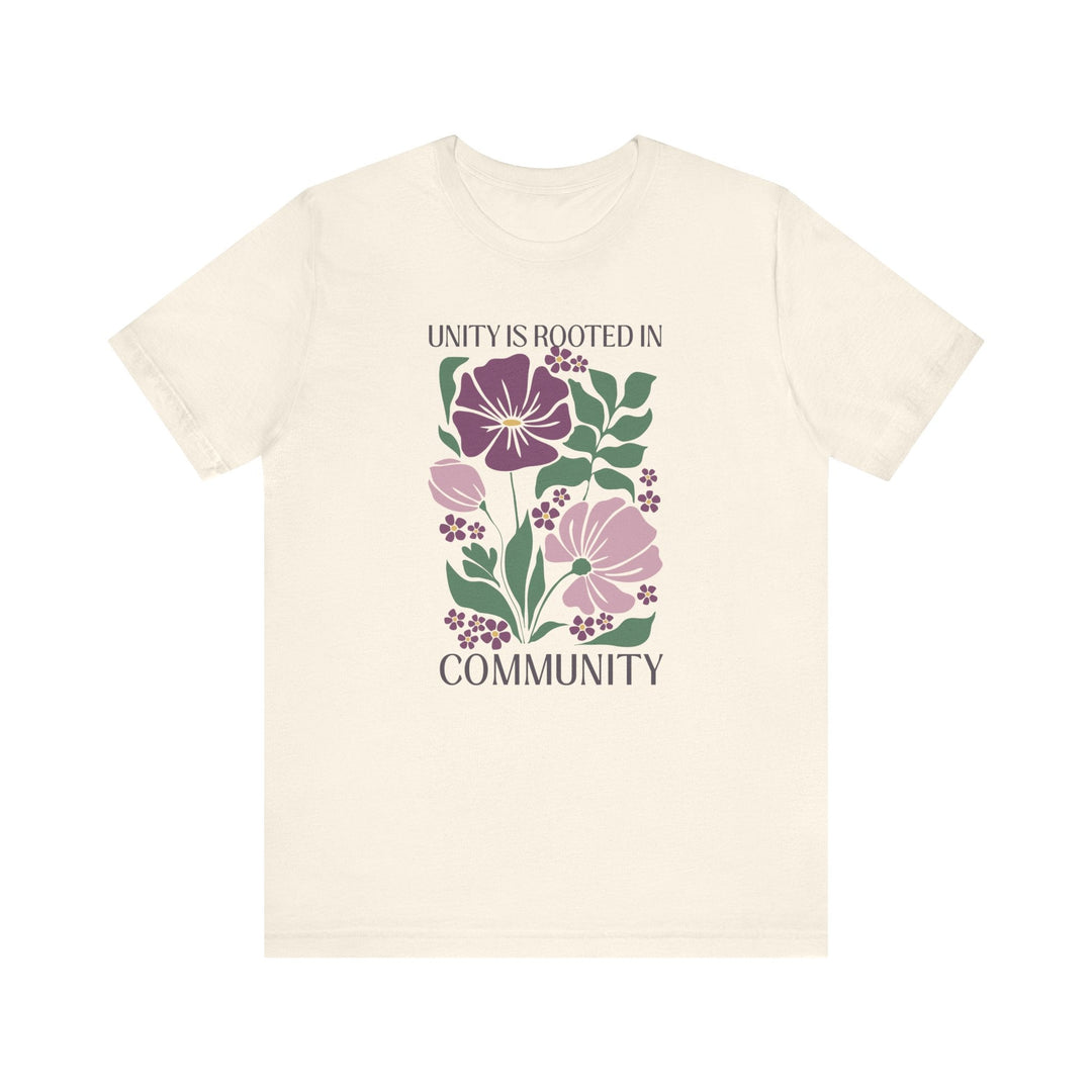 Unity Is Rooted In Community Unisex Jersey Short Sleeve Tee - The Kindness Cause