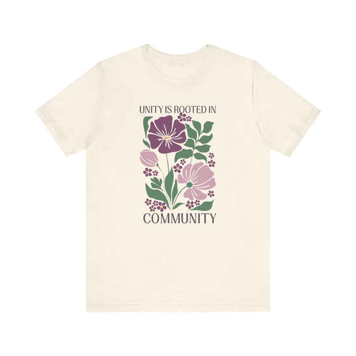 Unity Is Rooted In Community Unisex Jersey Short Sleeve Tee - The Kindness Cause