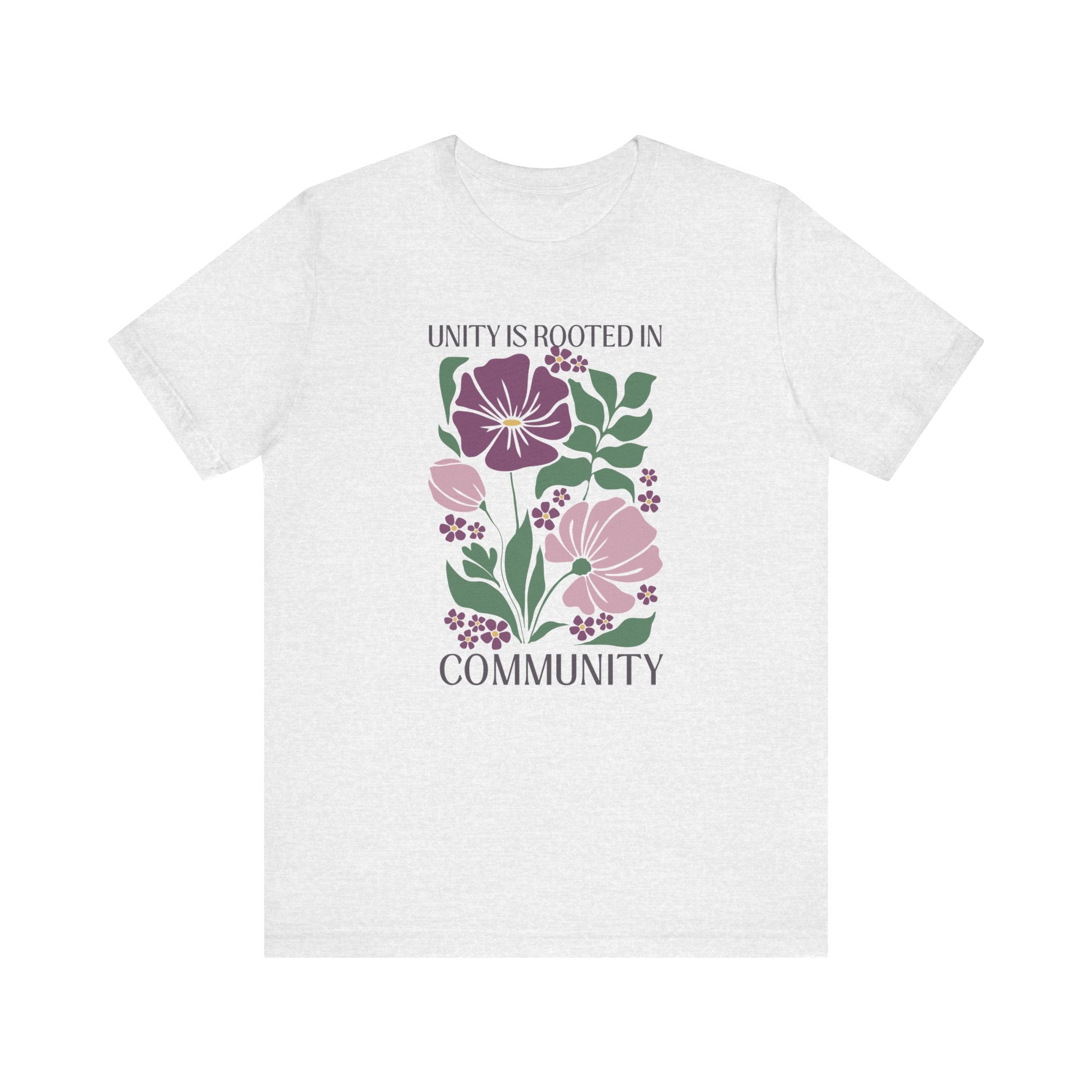 Unity Is Rooted In Community Unisex Jersey Short Sleeve Tee - The Kindness Cause