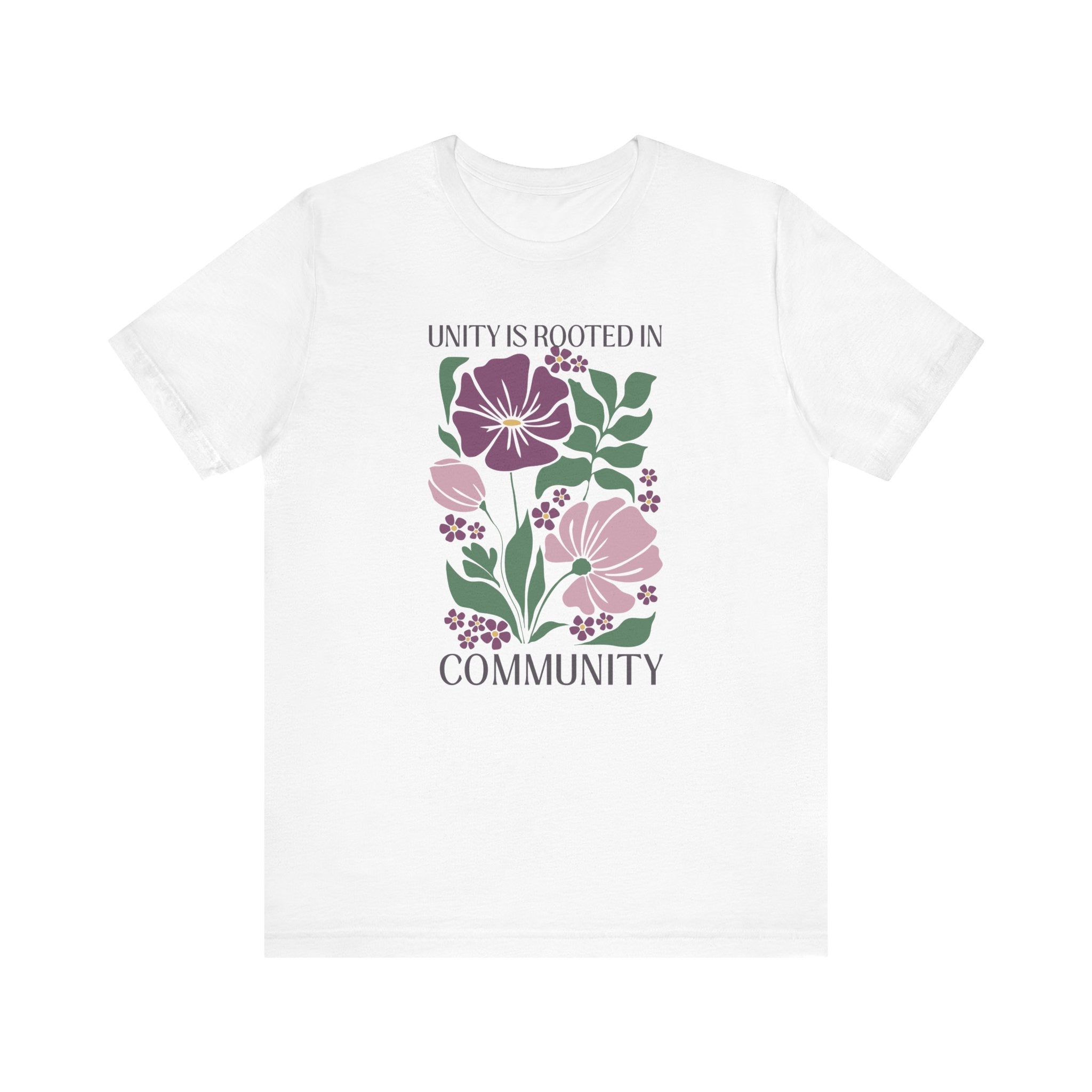 Unity Is Rooted In Community Unisex Jersey Short Sleeve Tee - The Kindness Cause