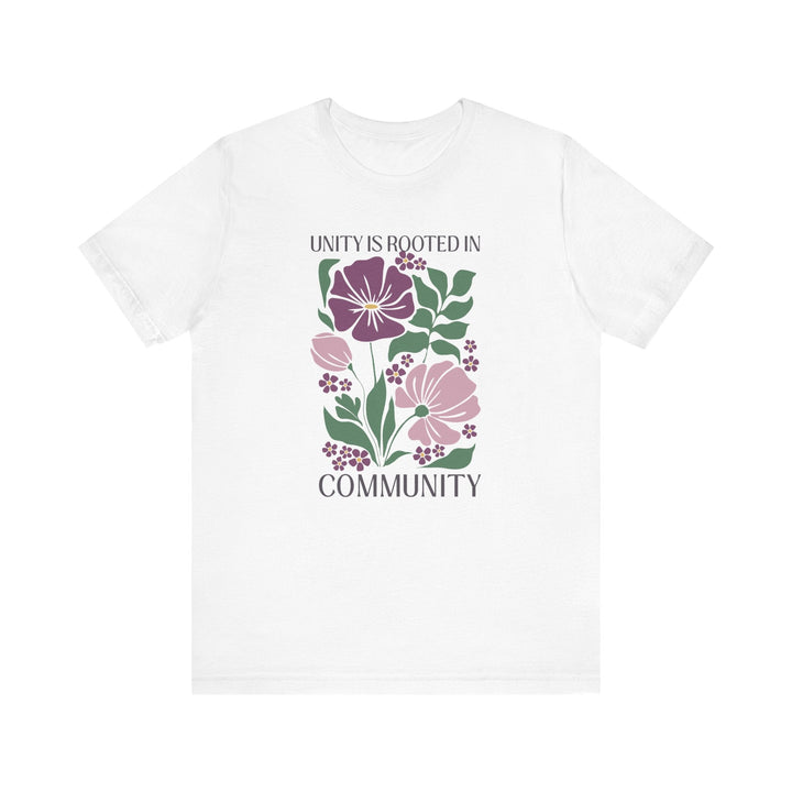 Unity Is Rooted In Community Unisex Jersey Short Sleeve Tee - The Kindness Cause