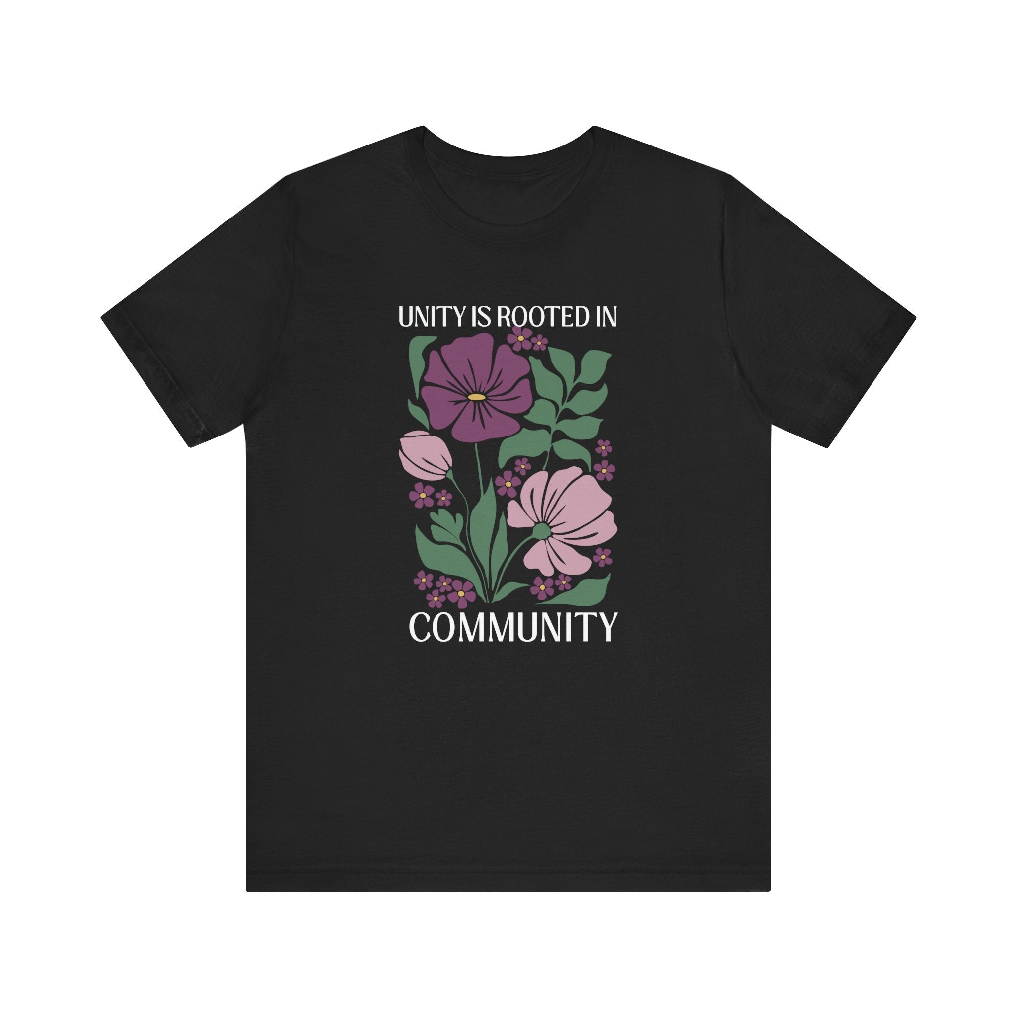 Unity Is Rooted In Community Unisex Jersey Short Sleeve Tee - The Kindness Cause
