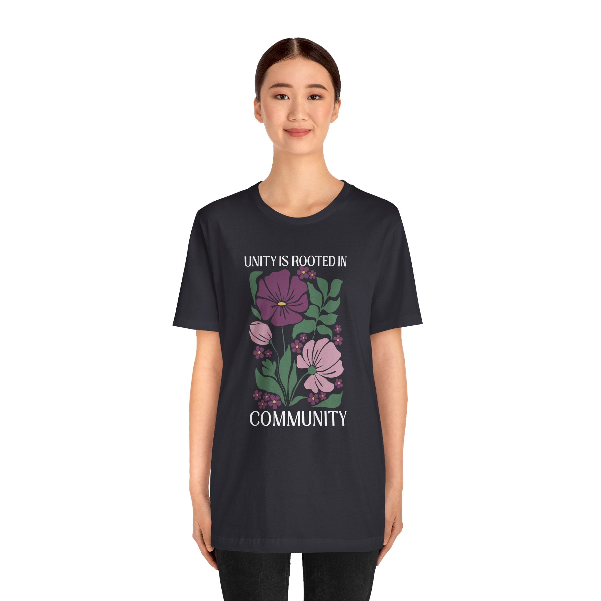 Unity Is Rooted In Community Unisex Jersey Short Sleeve Tee - The Kindness Cause
