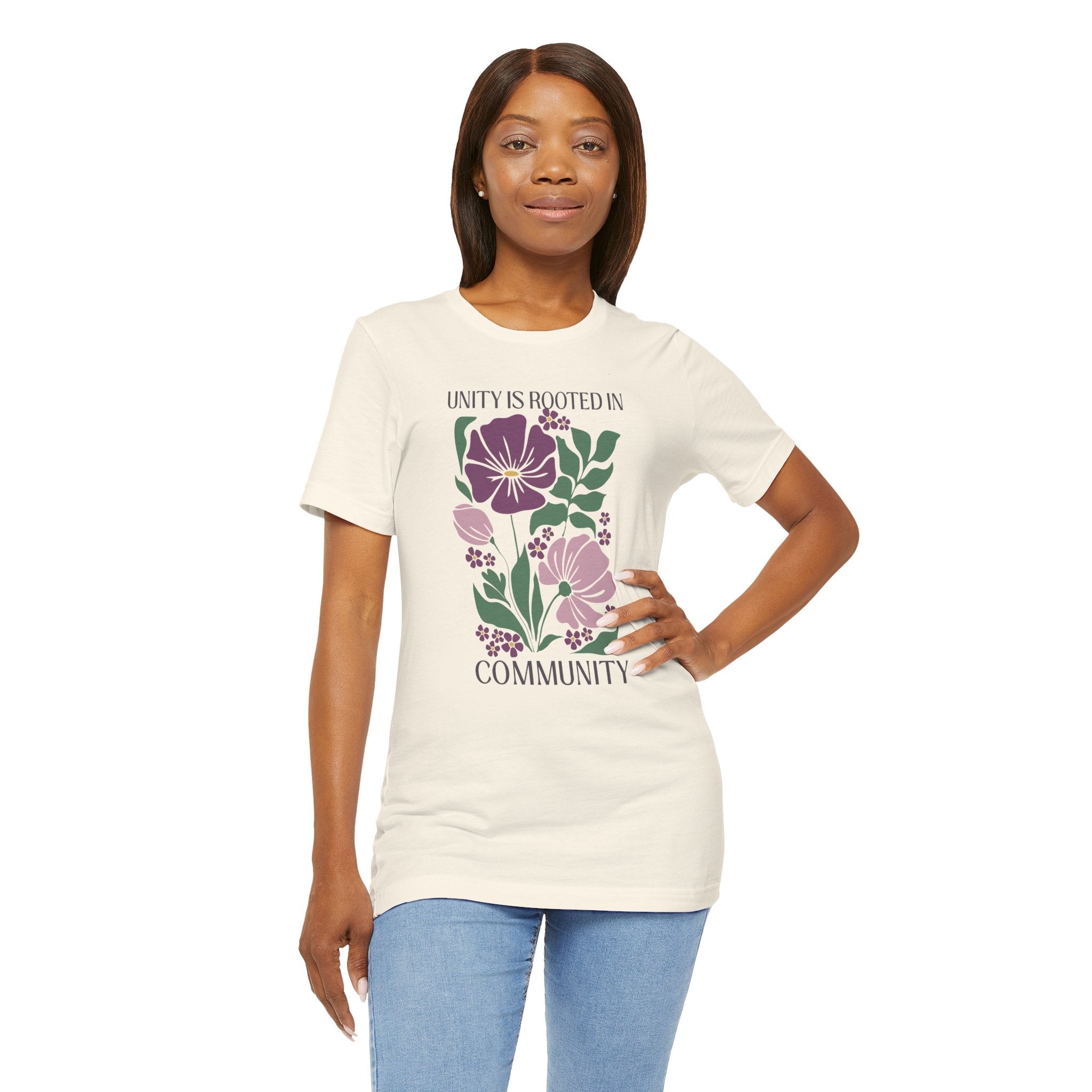 Unity Is Rooted In Community Unisex Jersey Short Sleeve Tee - The Kindness Cause