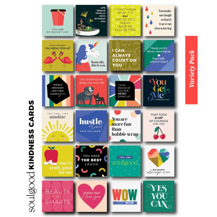 Variety Kindness Cards Mini Notes Set - The Kindness Cause