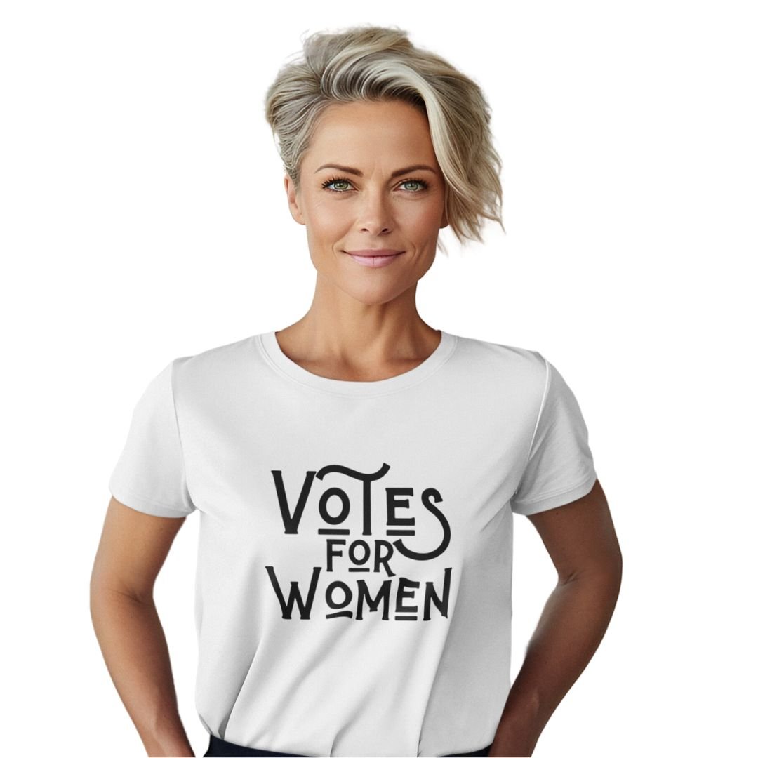 Votes For Women (Black Font) Unisex T - Shirt - The Kindness Cause