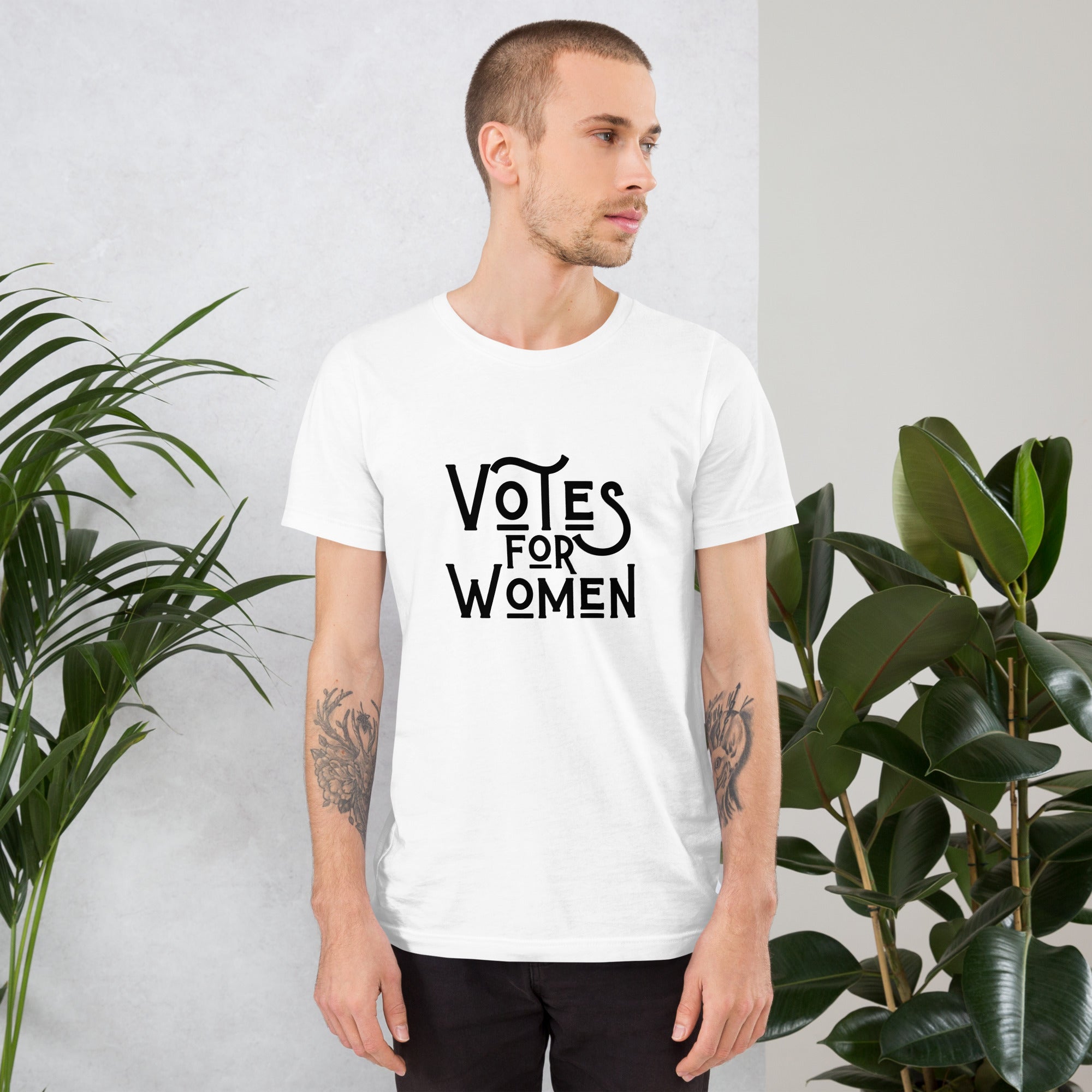 Votes For Women (Black Font) Unisex T - Shirt - The Kindness Cause