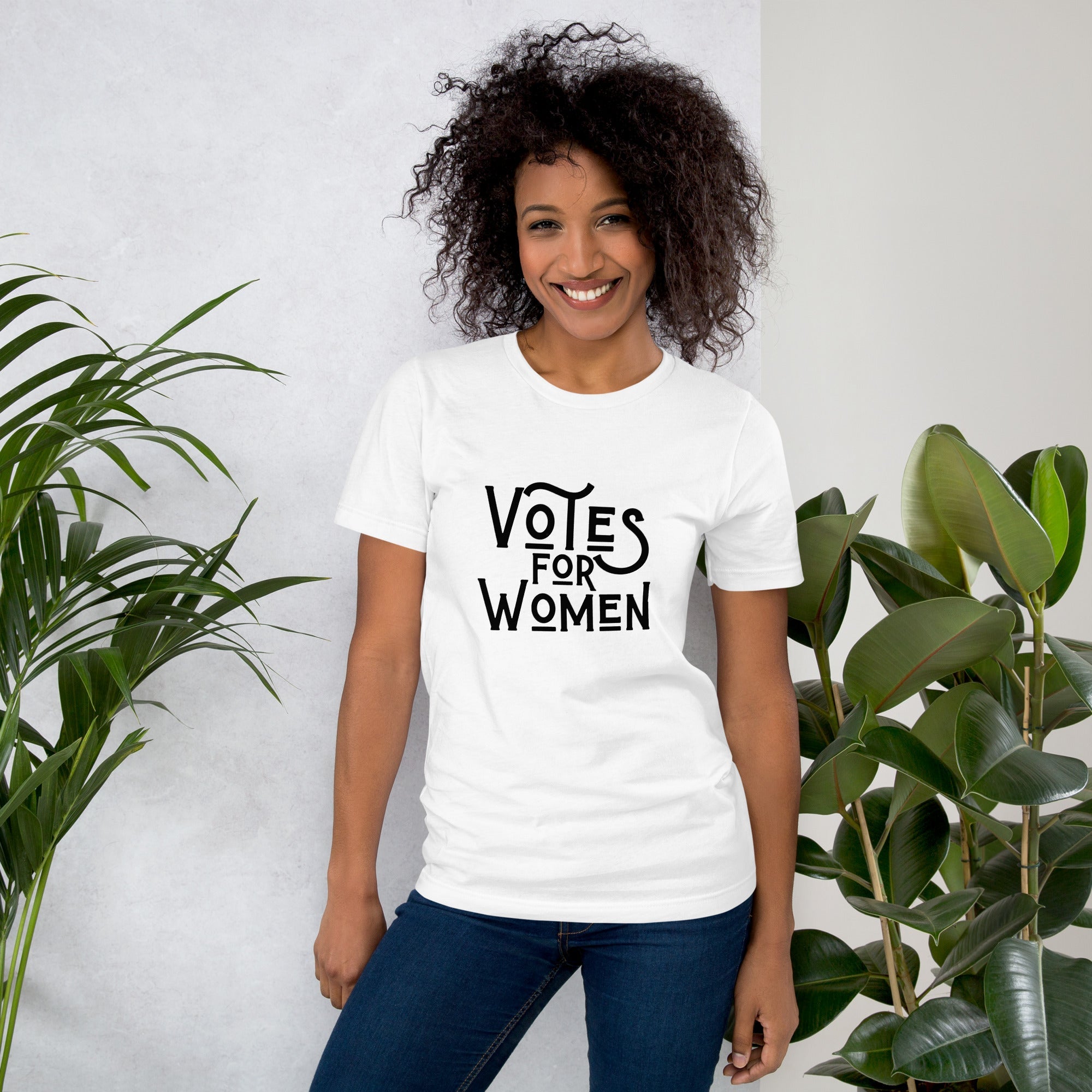 Votes For Women (Black Font) Unisex T - Shirt - The Kindness Cause