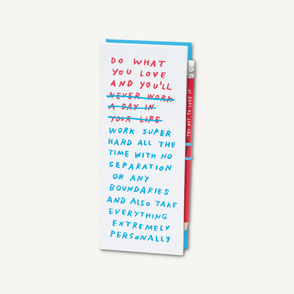 Work/Life Balance List Ledger Notepad - The Kindness Cause