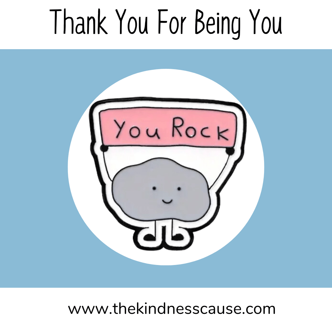 You Rock Enamel Lapel Pin - The Kindness Cause