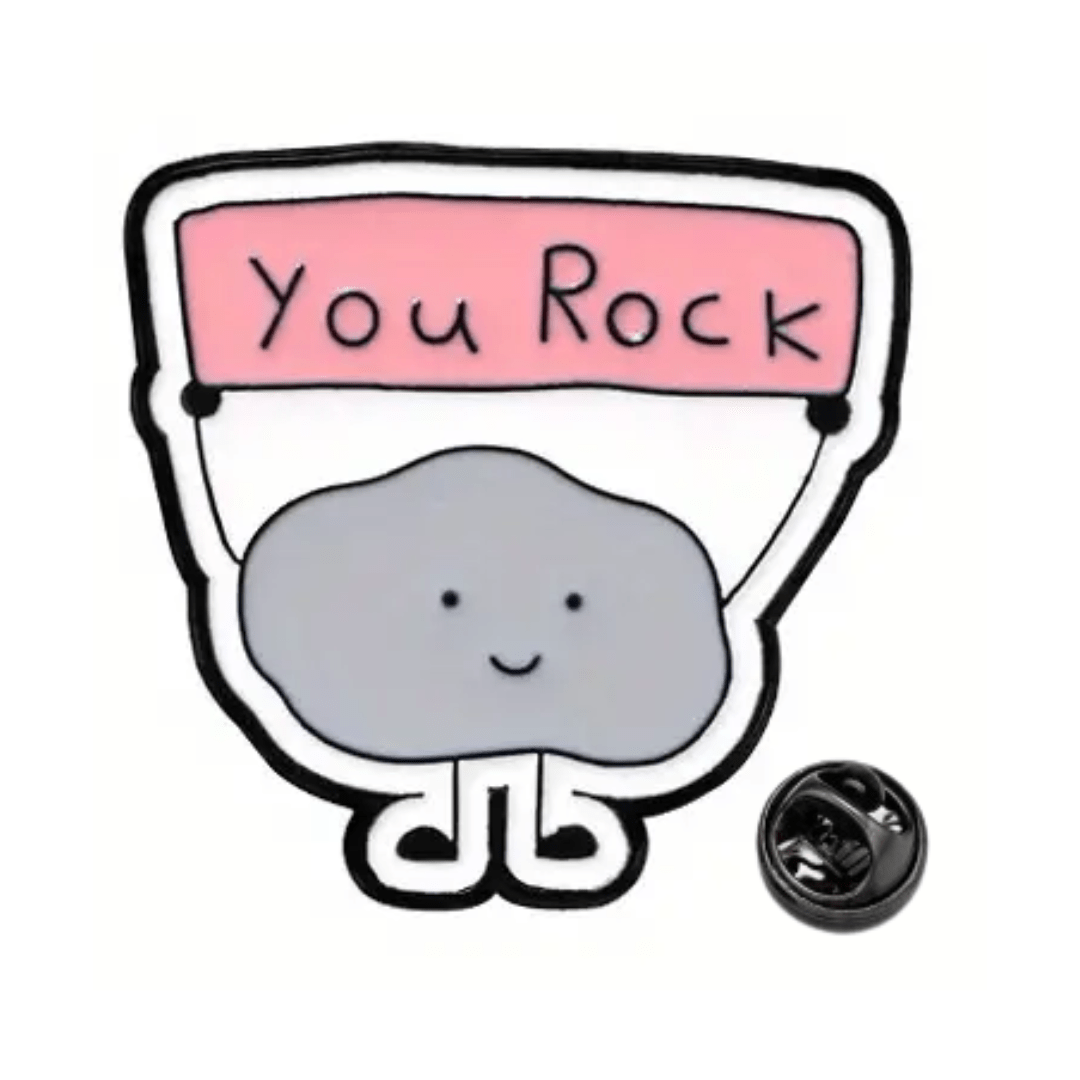 You Rock Enamel Lapel Pin - The Kindness Cause