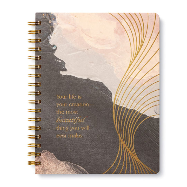 Your Life Is Your Creation Spiral Notebook &amp; Journal - The Kindness Cause
