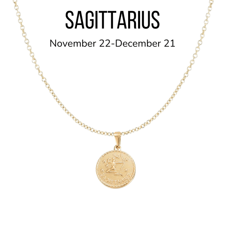 18K Gold Plated Astrology Sign Pendant Necklaces - The Kindness Cause