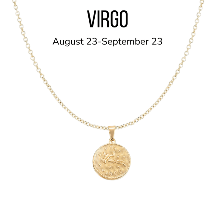 18K Gold Plated Astrology Sign Pendant Necklaces - The Kindness Cause