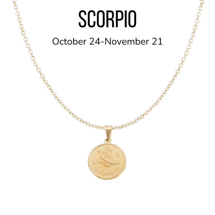 18K Gold Plated Astrology Sign Pendant Necklaces - The Kindness Cause