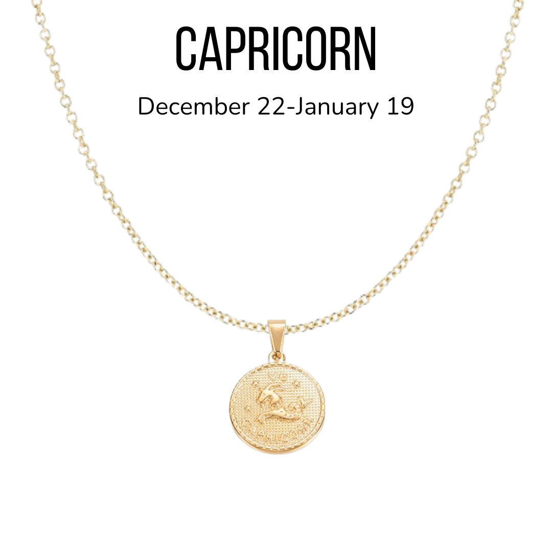 18K Gold Plated Astrology Sign Pendant Necklaces - The Kindness Cause