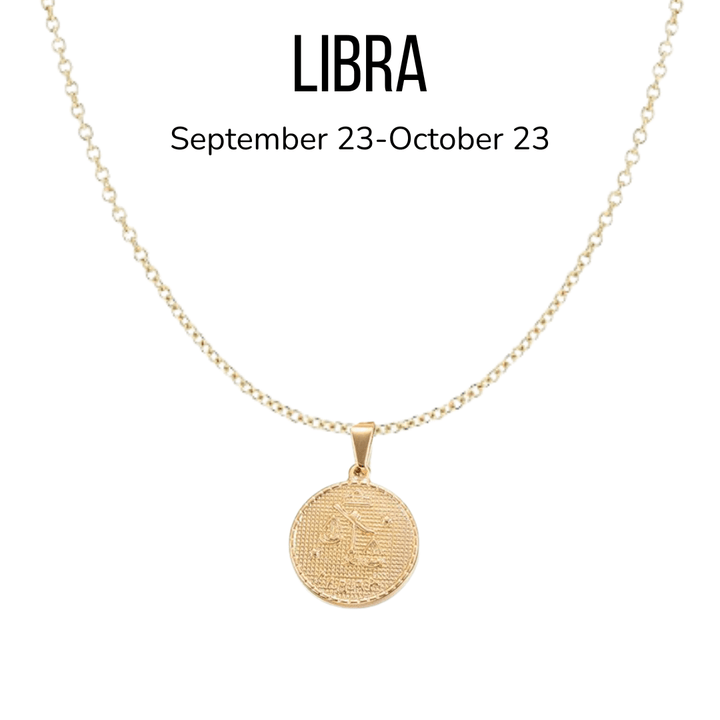 18K Gold Plated Astrology Sign Pendant Necklaces - The Kindness Cause