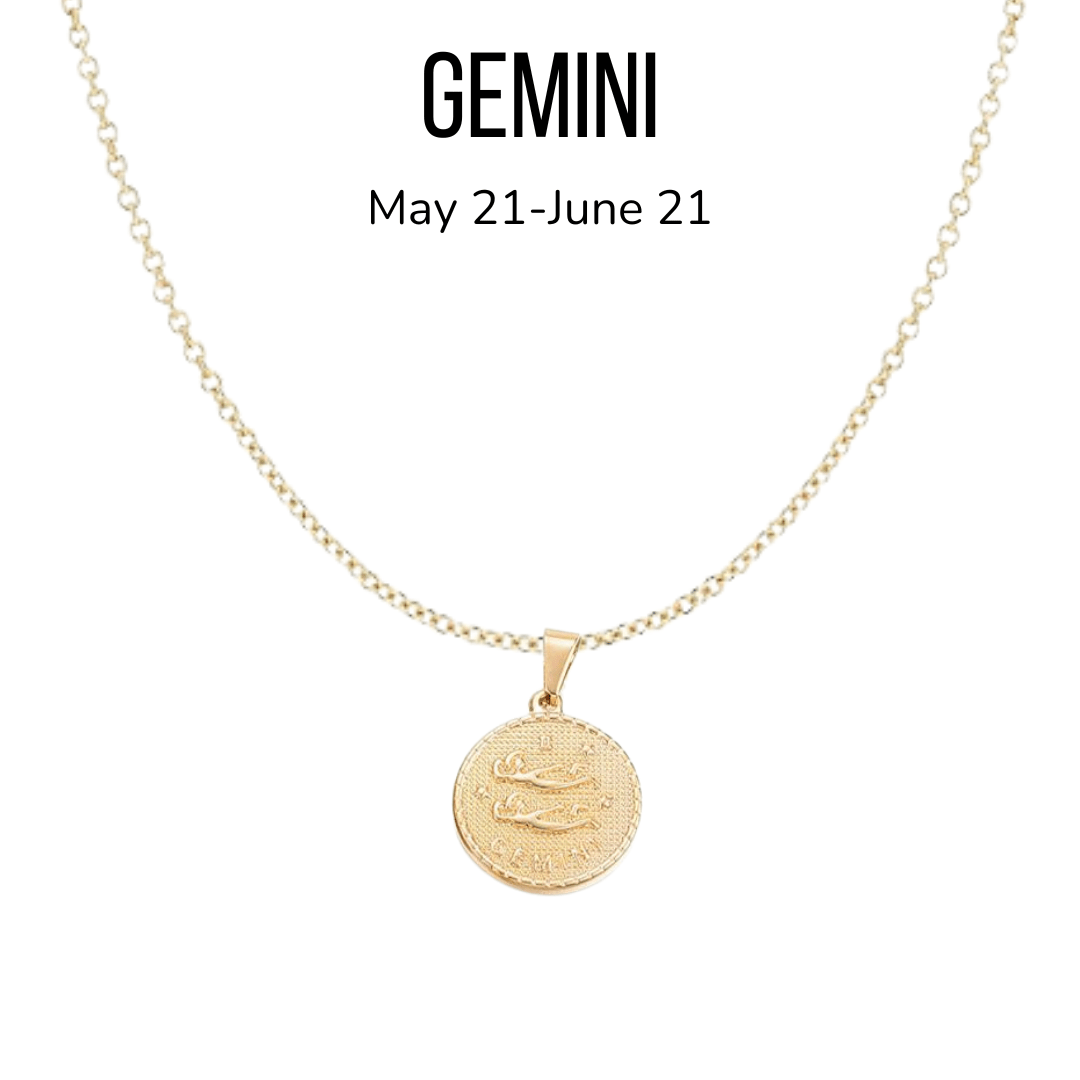 18K Gold Plated Astrology Sign Pendant Necklaces - The Kindness Cause