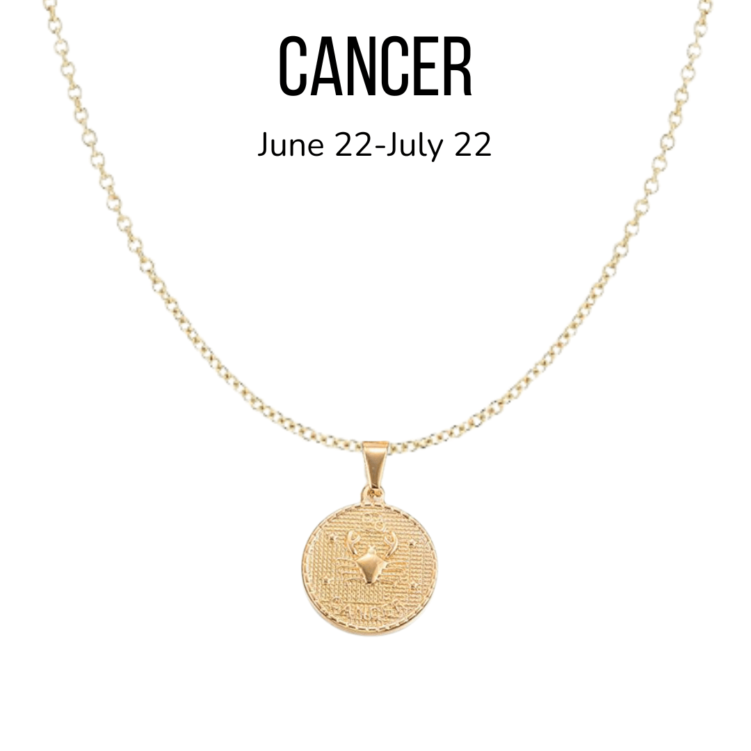 18K Gold Plated Astrology Sign Pendant Necklaces - The Kindness Cause