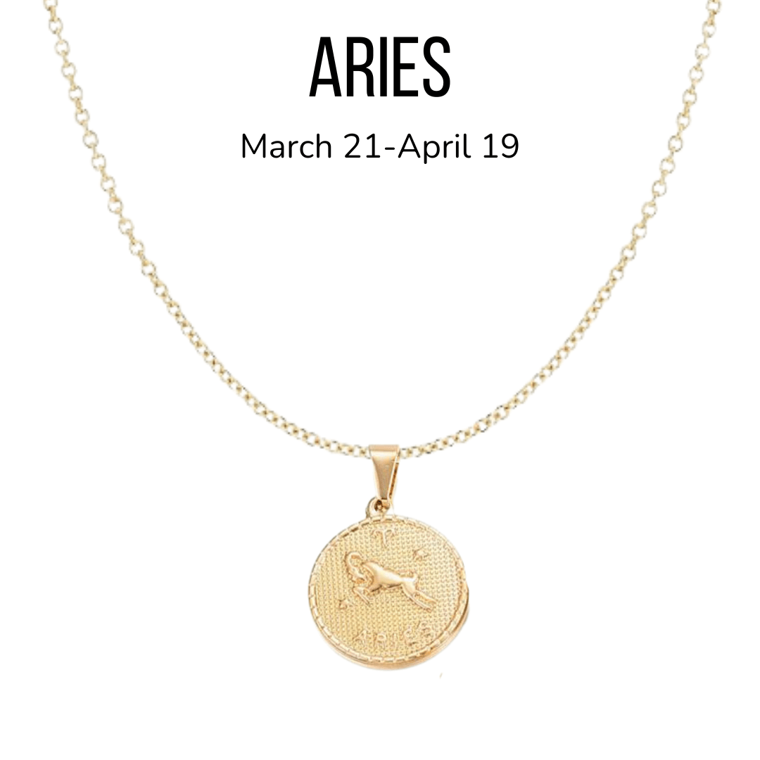 18K Gold Plated Astrology Sign Pendant Necklaces - The Kindness Cause