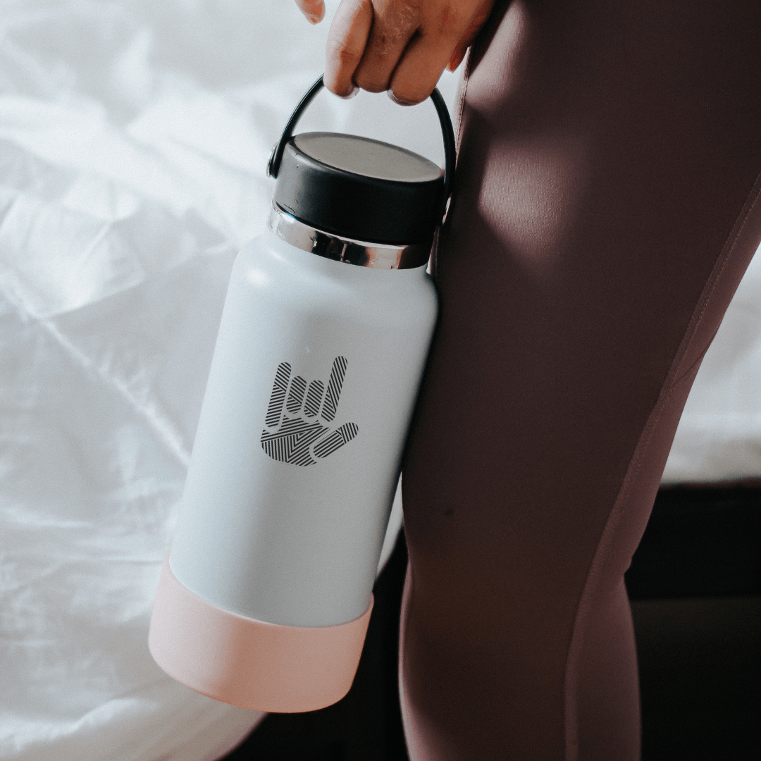ASL Waterproof Vinyl Water Bottle Stickers - The Kindness Cause