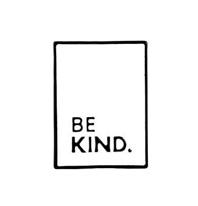 Be Kind &amp; Be A Nice Human Enamel Pins - The Kindness Cause