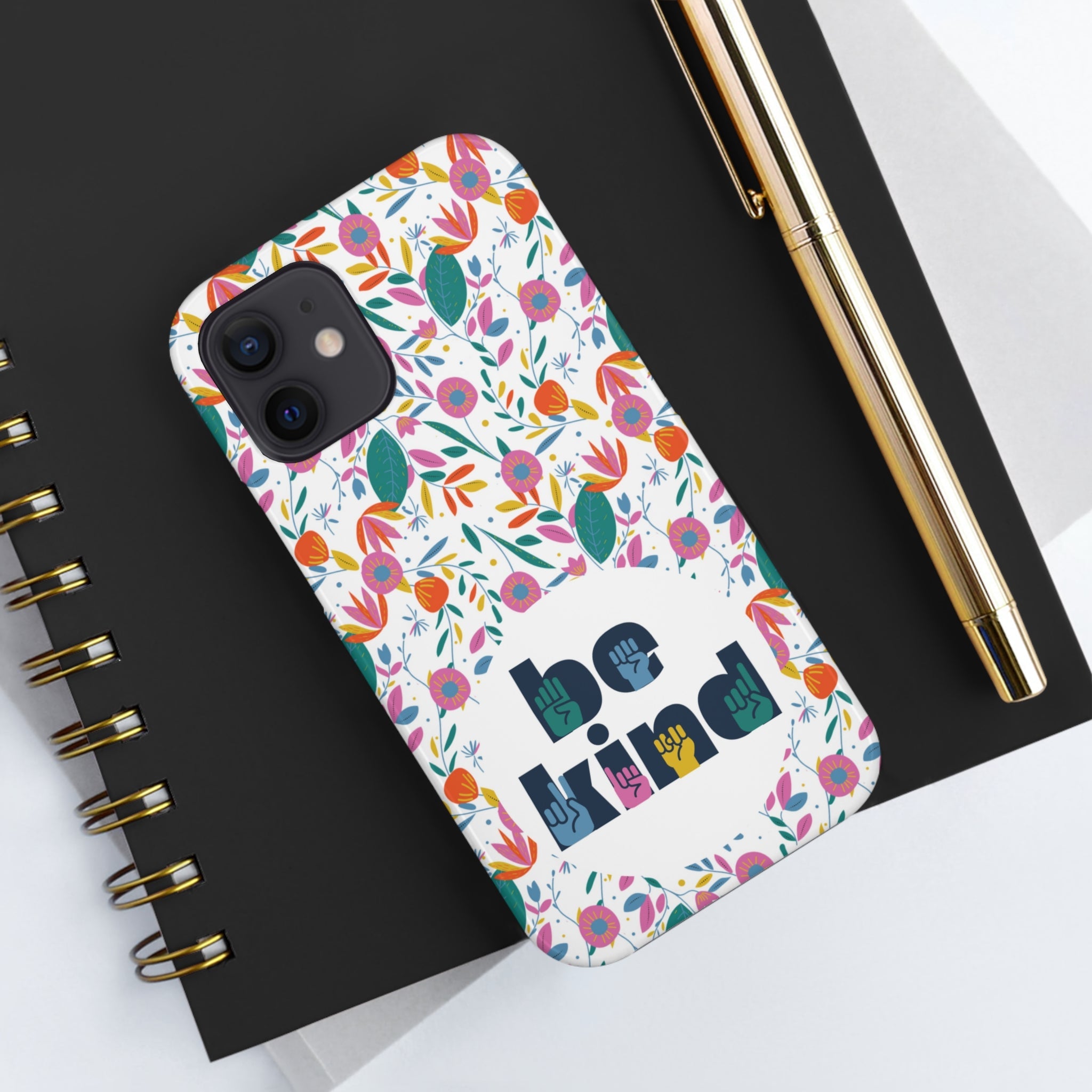 Be Kind Floral iPhone Case - The Kindness Cause