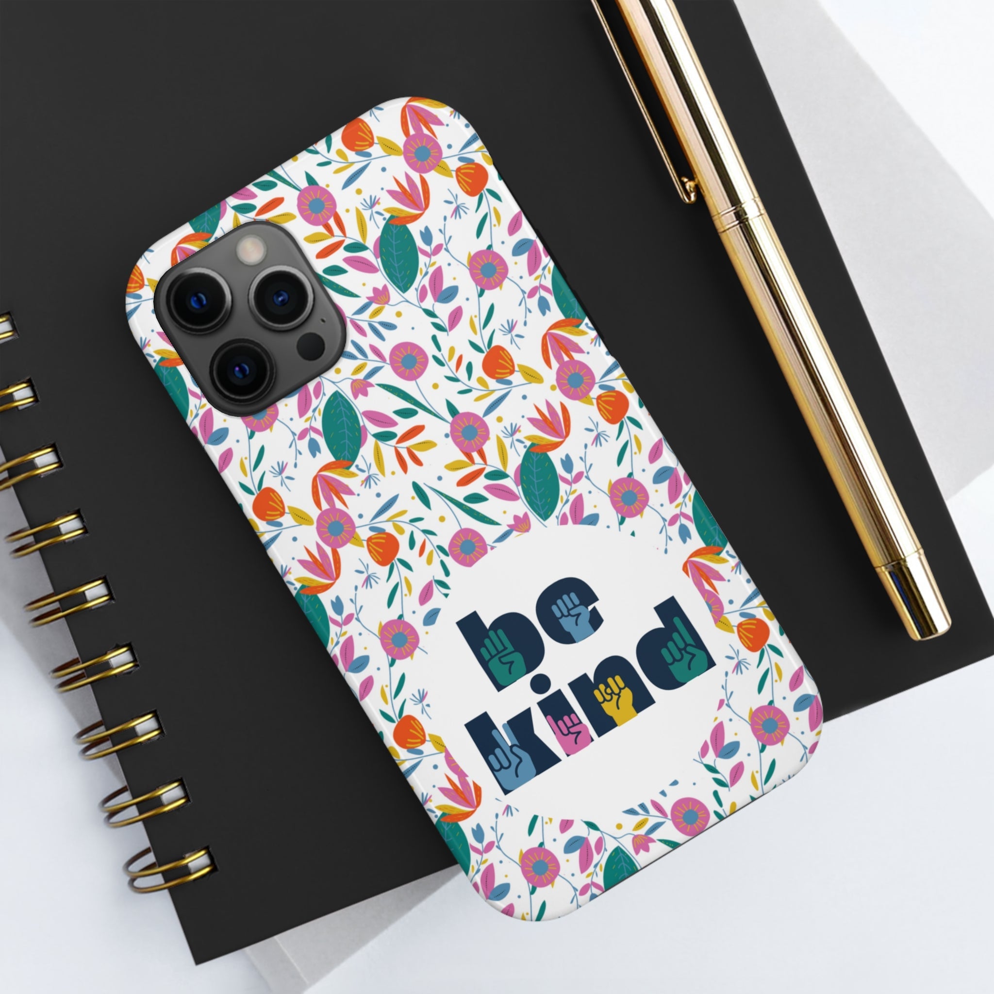 Be Kind Floral iPhone Case - The Kindness Cause