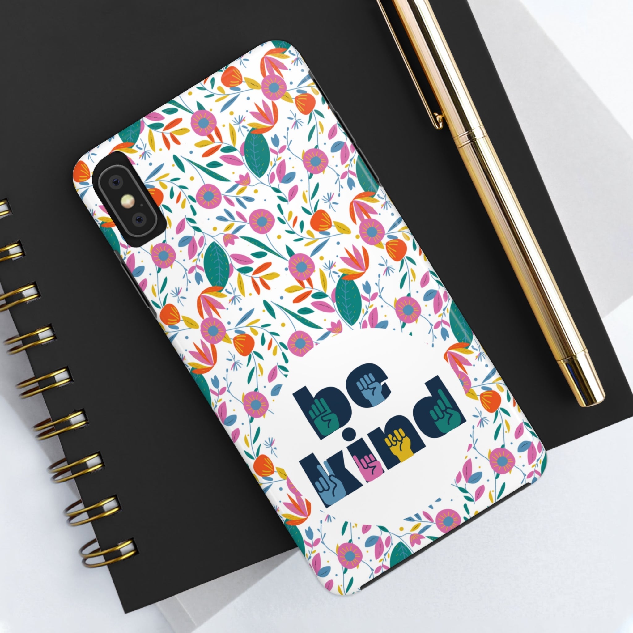 Be Kind Floral iPhone Case - The Kindness Cause